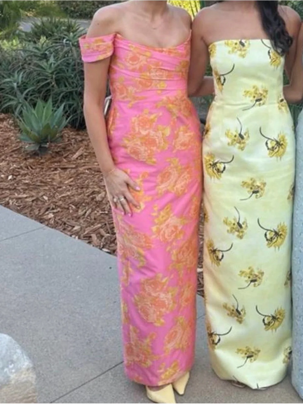 Sau Lee Jacquard Jackson Gown